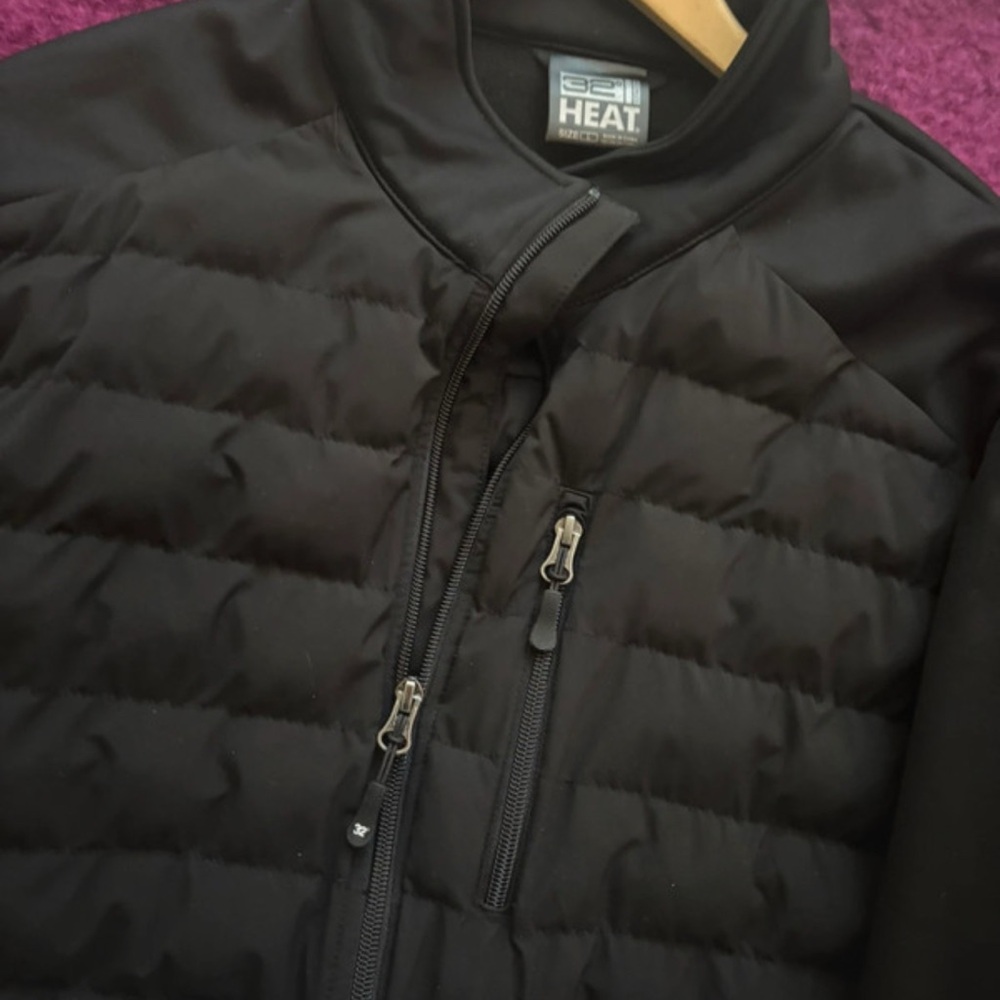 32 Degrees Men's Black Puffer Jacket